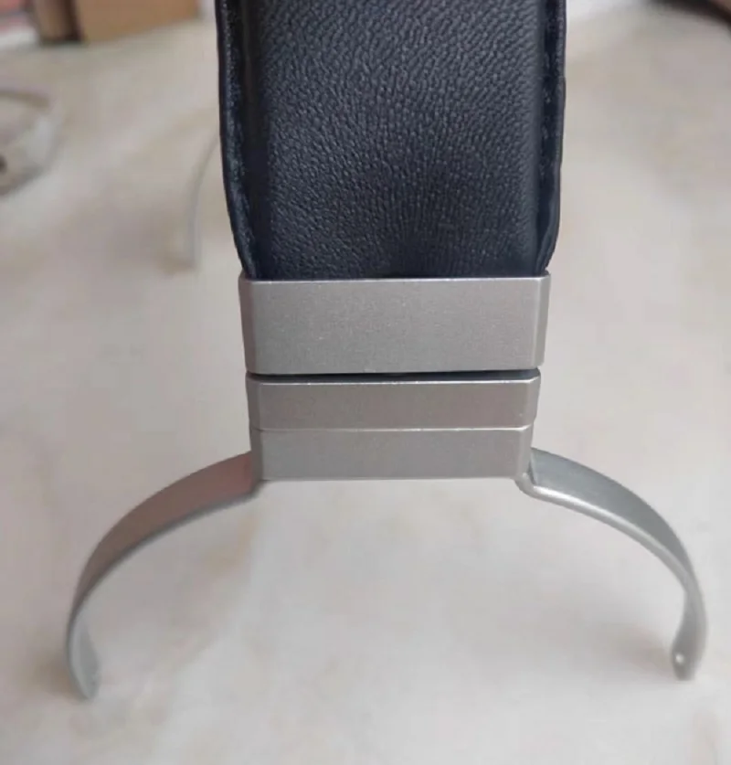 DIY 100MM Headband For Denon D9200 D7200 D5200 Large Headphones Metal Braket 180 Degree Rotatable Sheepskin Leather Top band