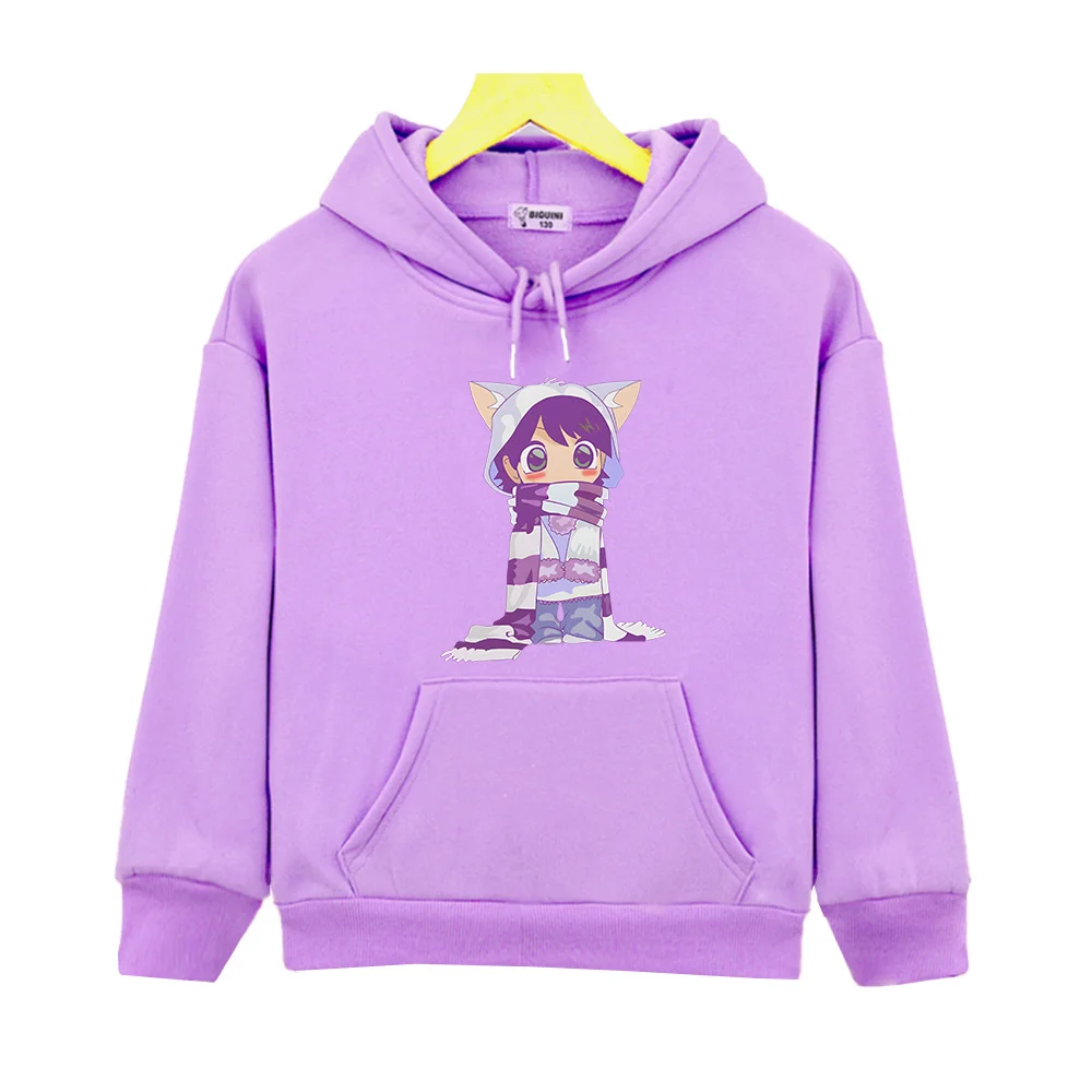 

Marin Kitagawa Oshi No Ko Funny Graphic Clothes Cute Anime Hoodies Autumn/Winter Fleece Warm Unisex Sweatshirts Kids Long Sleeve