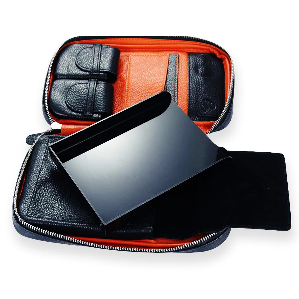 Portable Cigar Case Leather Easy-takes Cigar holster Holder Travel