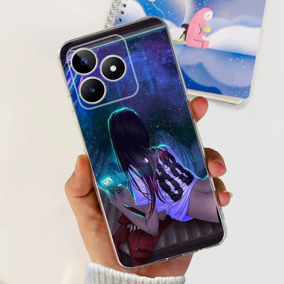 Cute Cartoon Soft Silicone Bumper Phone Case - Fun Protective Back Cover