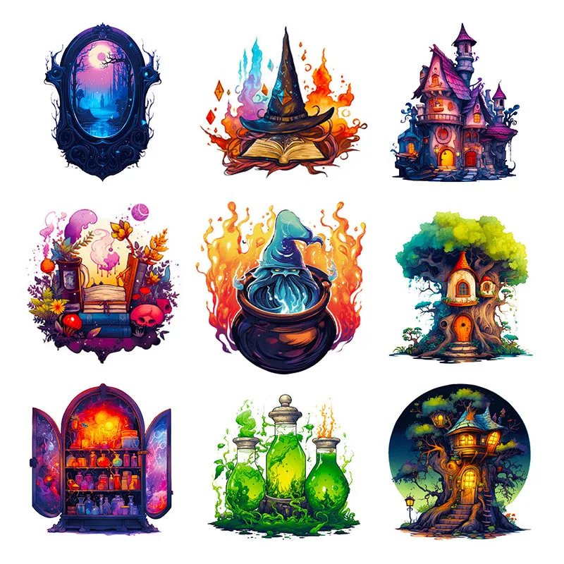 

Gothic Magic Witch Varied Stickers Pack for Kids Scrapbooking Travel Luggage Laptop Notebook Decorative Cartoon Graffiti Decals