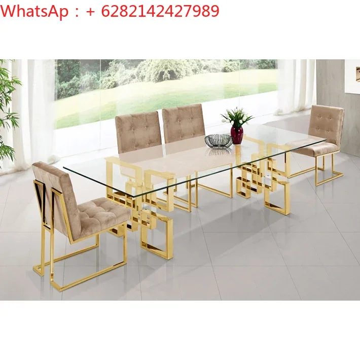 

Современный бархатный обеденный стул с ножкой из нержавеющей стали