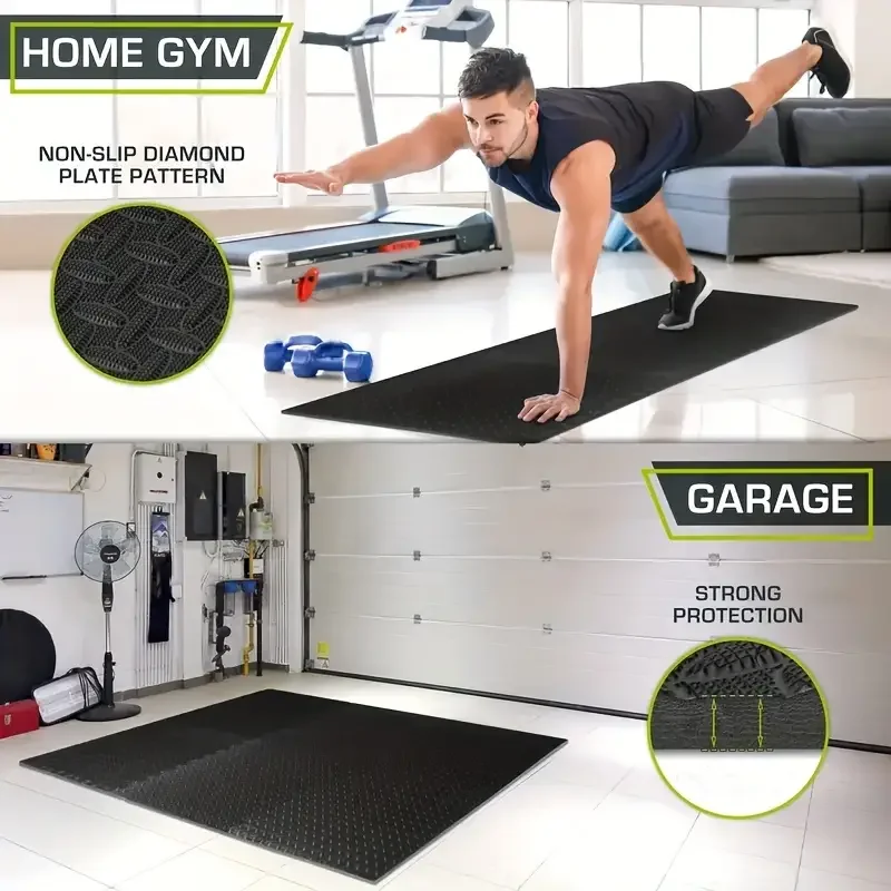 12pcs/24pcs Puzzle Exercise Mat, Interlocking Foam Fitness Mats for Home Fitness, Suitable for Home Gym, Yoga Outdoor Workout