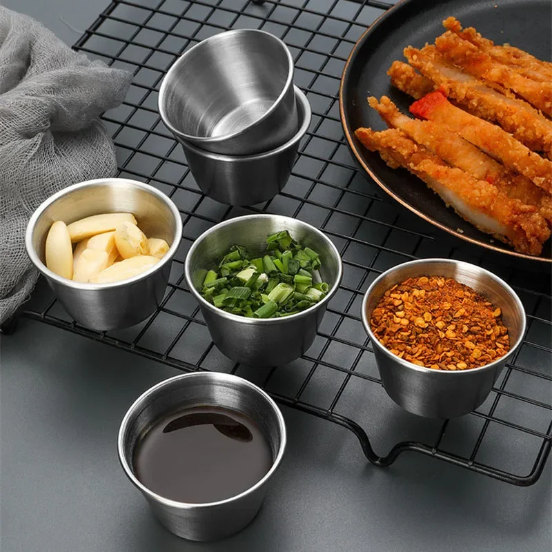 Dipping Sauce Cups With Lids Salad Condiment Containers Salad Box Kitchen  Accessories Tools Lunch Containers Box Small 1.7 Oz - AliExpress