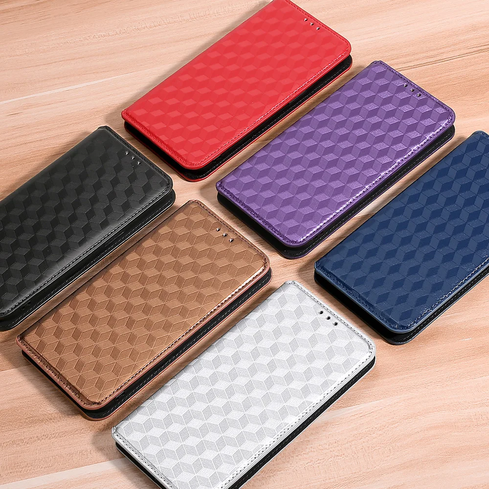 Retro PU Leather Back Case with Dimensional Stripe Design