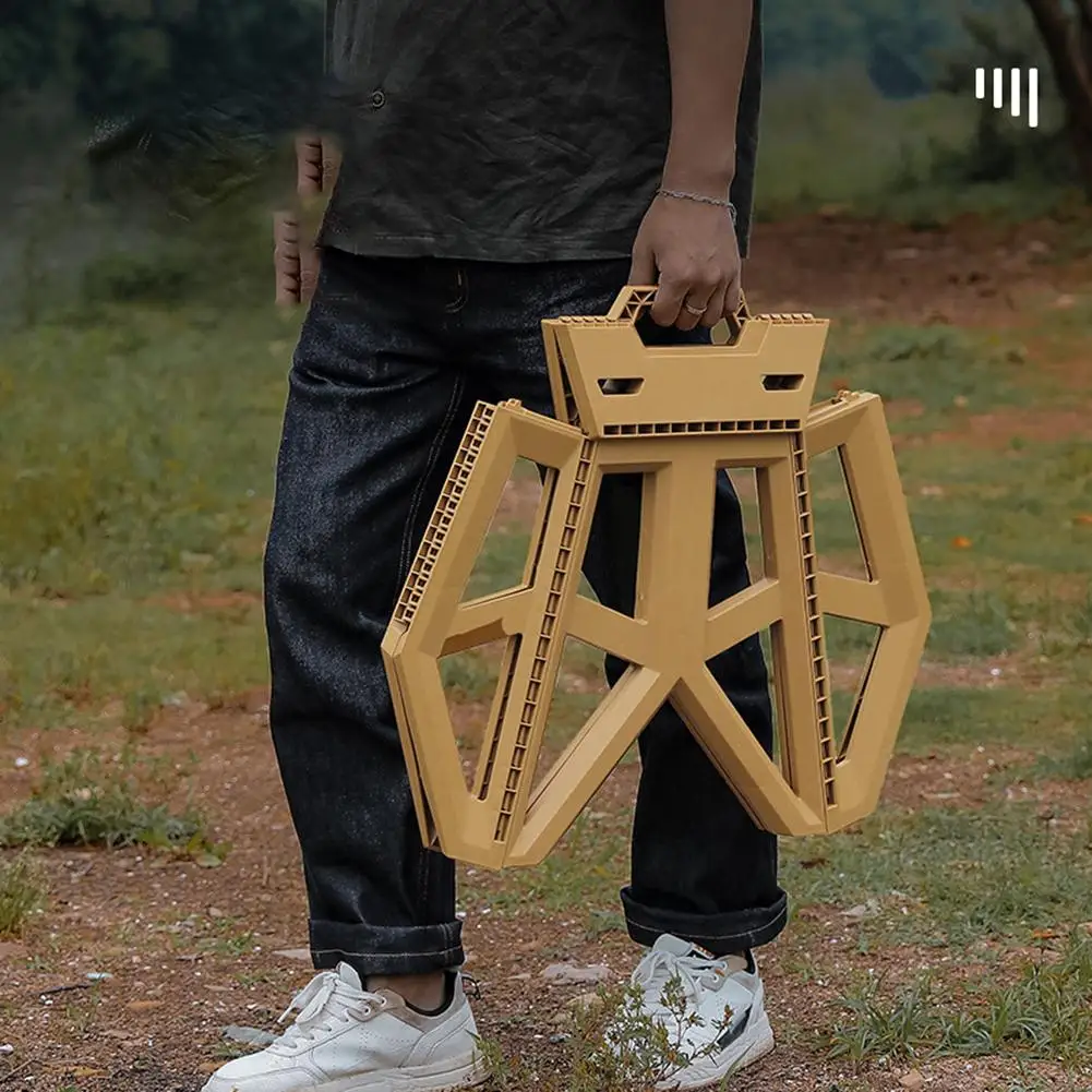 Outdoor Portable Folding Stool Plastic Stool Men Camping High Load-bearing Handle Design Fishing Square Maza folding camping chair foldable camping chair portable camping stool