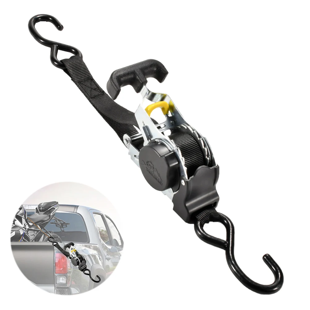 Cargo Straps Luggage Strap Cargo Tie Down Strap Tie Down Straps Lashing Strap Motorcycles Ratchet Strap S Hook Load Trailers Vehicles Boat