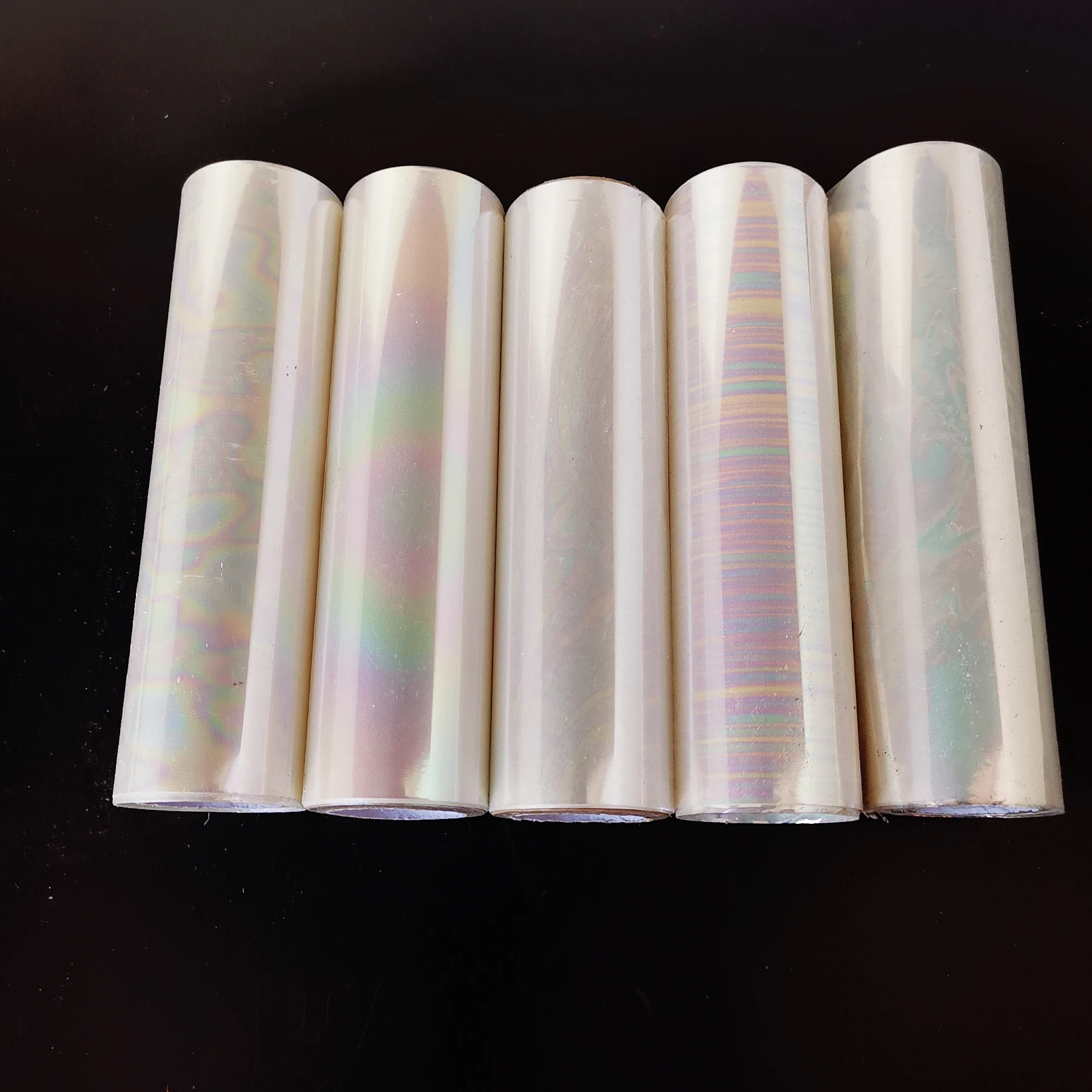 Hot stamping foil holographic transparent laminator paper 12.5cm X 3m/Lot DIY package box lamination film,hot stamping foil film FOR laminating machine