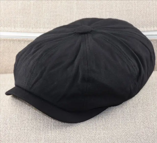 Big Head Plus Size Men's Newsboy Flat Cap 100% Cotton Gatsby Ivy Golf Cabbie Hat Oversize 2