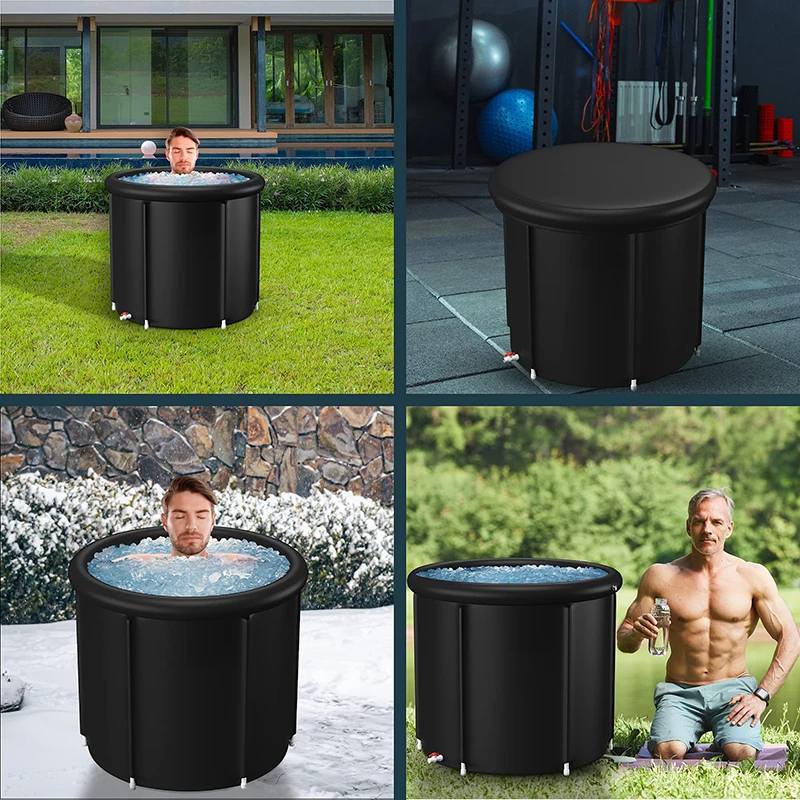 5 Layer Pvc Spa Bathtub Portable & Foldable Tub Ice Bath For Athletes And Fitness 5
