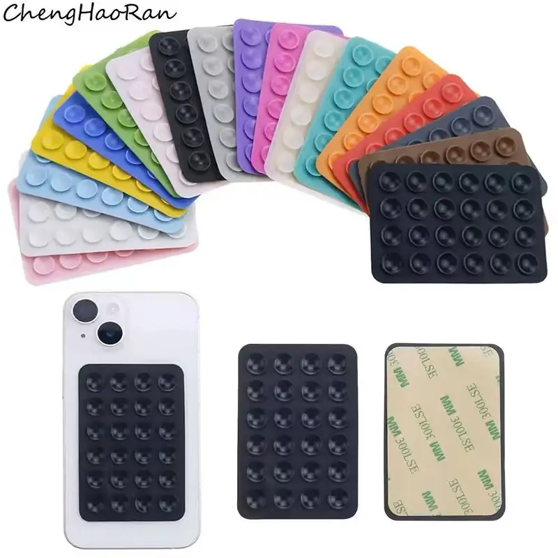 Sticky Grippy Suction Phone Case Mount Sillicon Adhesive Phone Accessory For IPhone And Android Hands-Free Fidget Toy - Image 4