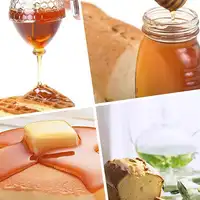 Juice Syrup Cup Squeeze Bottle Storage Pot Stand Holder Bee Drip Dispenser Kettle Honey Jar Container Kitchen Accessories 2