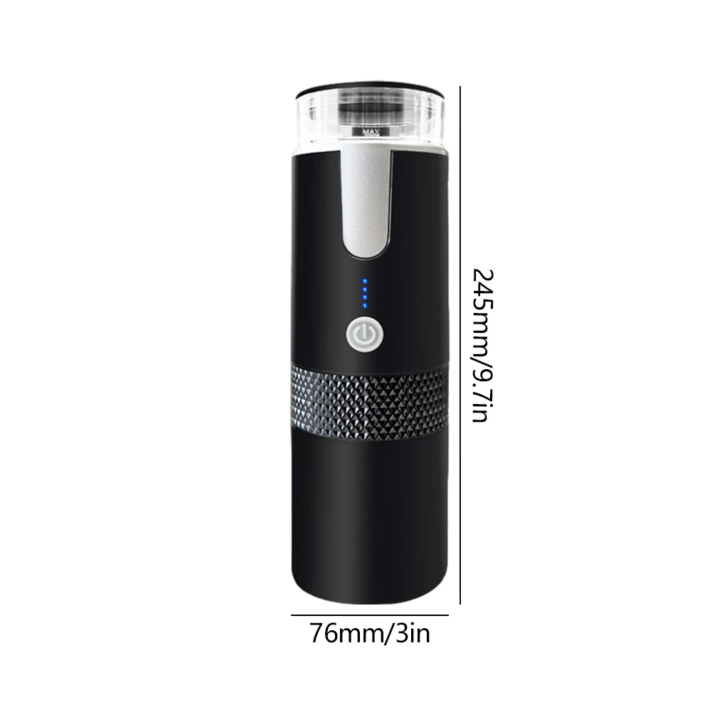 170ML Electric Coffee Maker Portable Wireless Espresso Machine Hot Water Brewing with Capsule for Camping Travel Home Appliance 6