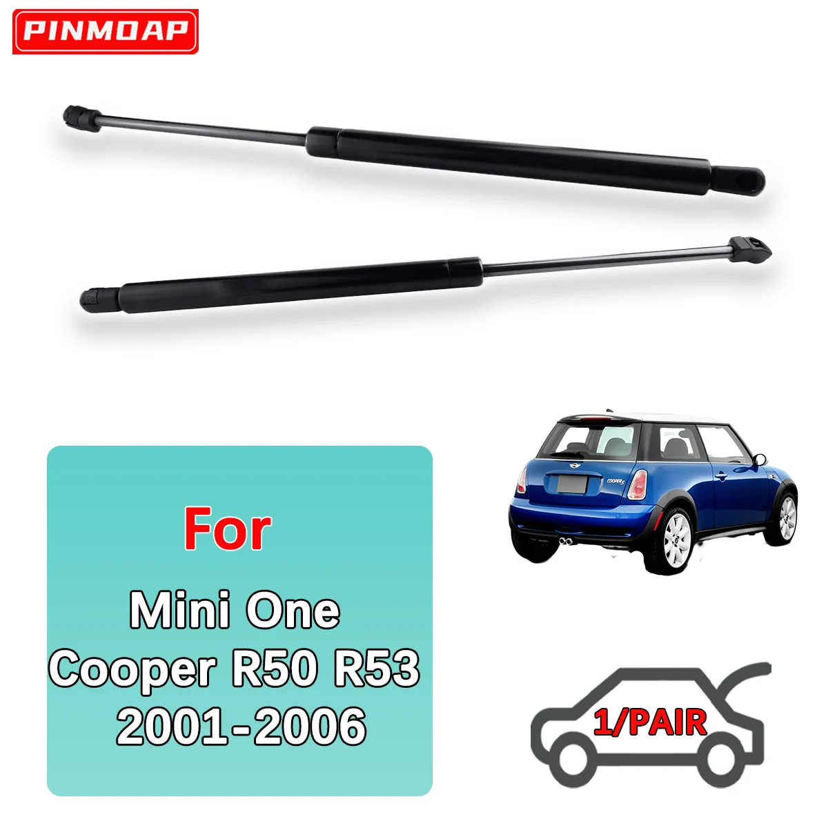 2x Verins De Hayon Mini One Cooper R50 R53 2001-2006 - Remplacement 41626801258