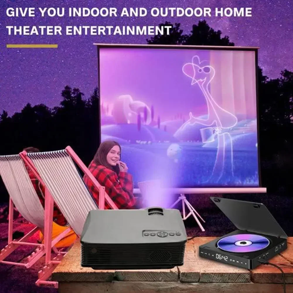 Home DVD player HDMI high-definition player CD VCD HD 1080P Resolution Portable Player Supports Projectors Smart TV dvd player