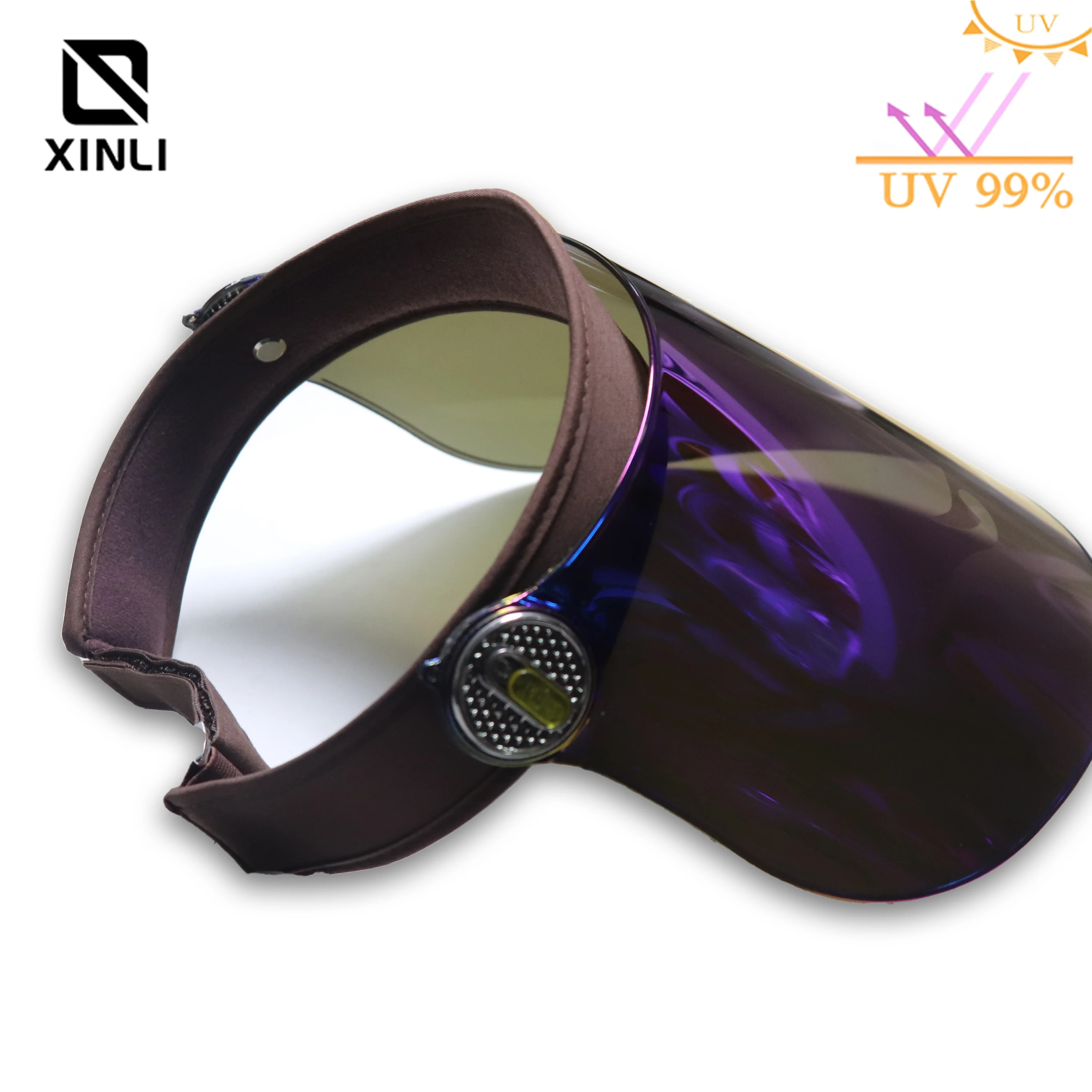 New Unisex Casual Sun Protection UV Protection Sun Hat Adjustable Full Face Protection Beach Cover Vacation Cycling Gary Visor 6