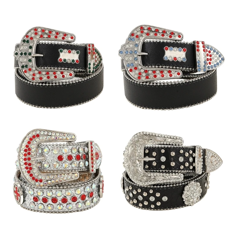 

Glistening Waist Belt Chain Idol Costume Blingbling Rhinestones for Music Festival Body Chains for Waist Mini Skirt Jean