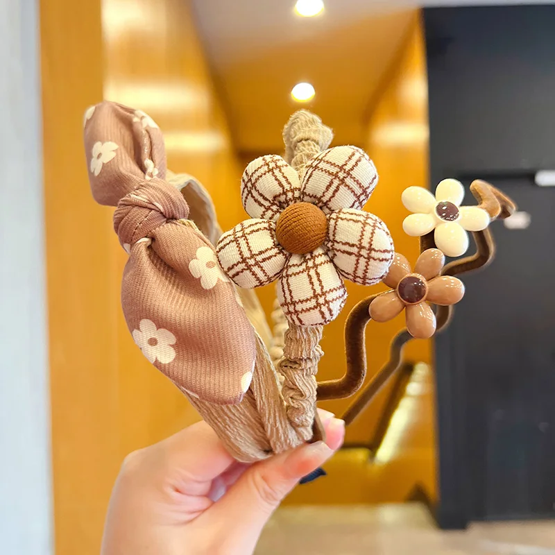 Brown bow-3 Pcs
