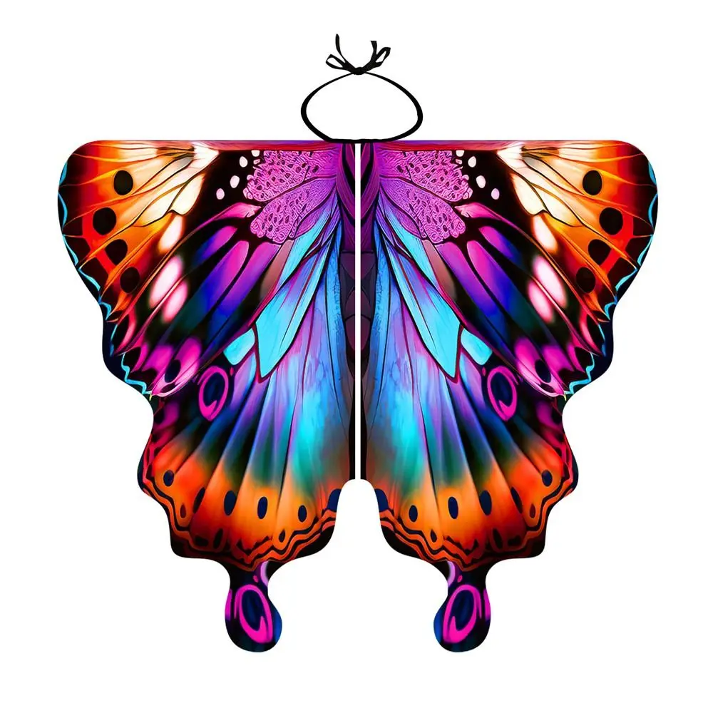 Butterfly Wings Costumes For Women Halloween Costume Adult Cosplay Fairy Wings Cloak Butterfly Shawl Cape Party Accessories