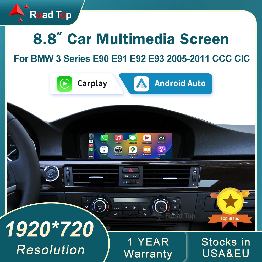 Navigatiesysteem Android 12 Autoradio Met Draadloze CarPlay Ondersteuning 10 1 Touchscreen
