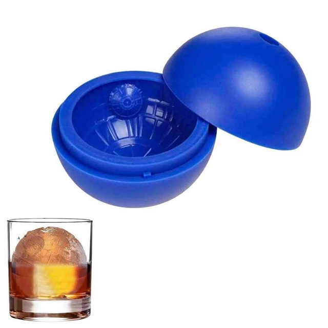 Creative Silicone Blue Wars Death Star Round Ball Ice Cube Kitchen Bar  Accessories Silicone Ice Cube Mold Tray IDY Cocktail Bar - AliExpress