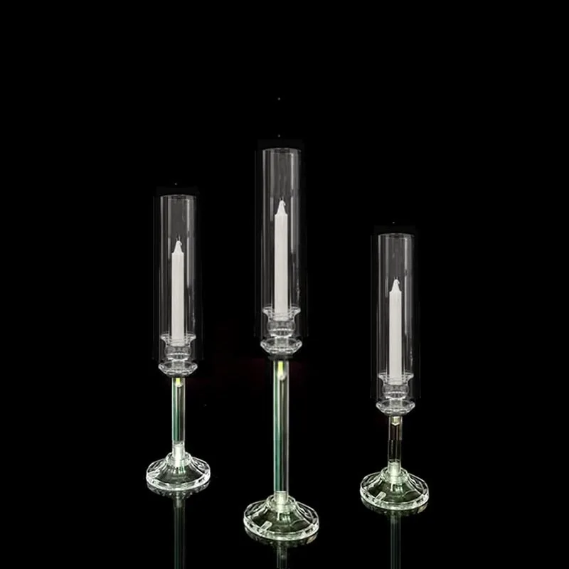 

30 PCS Acrylic Candlestick Table Craft Decoration Wedding Centerpieces Candle Ornaments Birthday Party Home Decoration