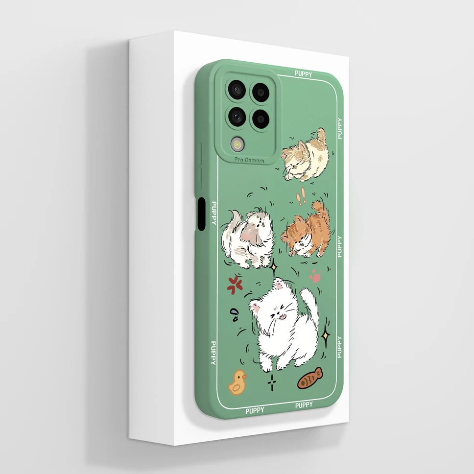 Lovely Cat Bear Cartoon Soft Silicone Phone Case - Durable Bumper Cover