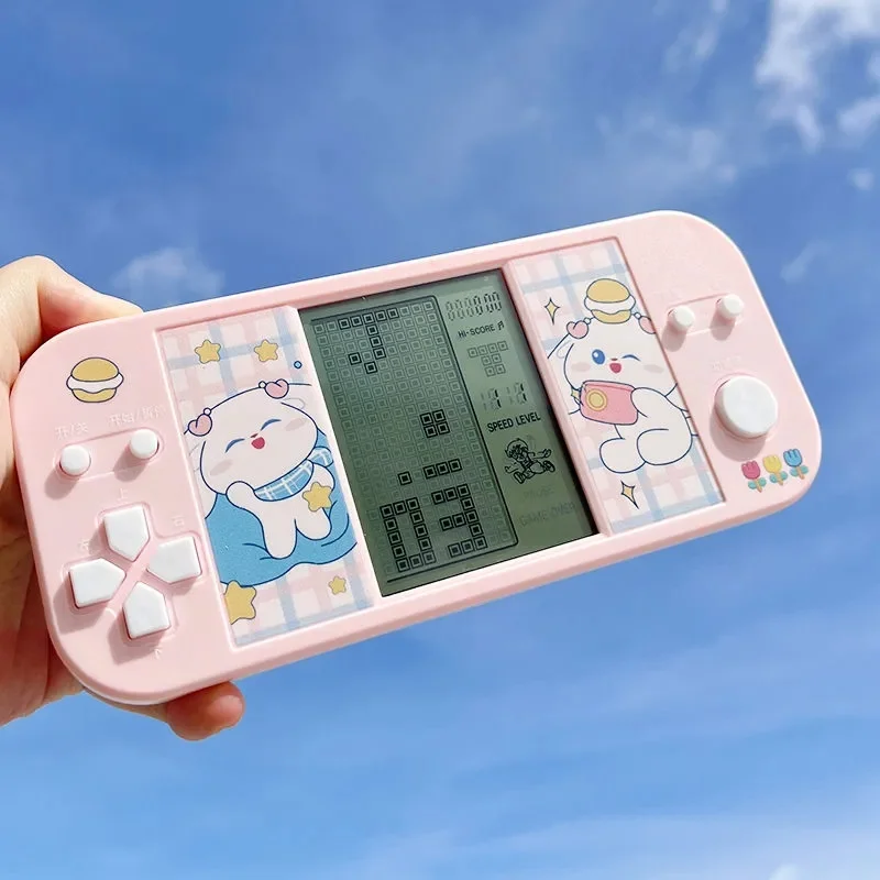 

Classic Handheld Game Machine BRICK GAME Kids Game Console Toy with Music Playback Retro Children Pleasure Games Player