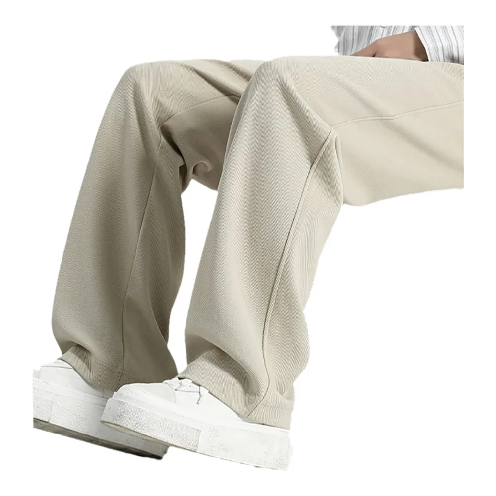 남성용 봄가을 스트레이트 스웨트팬츠 2026 봄 스포츠 오토바이 장비