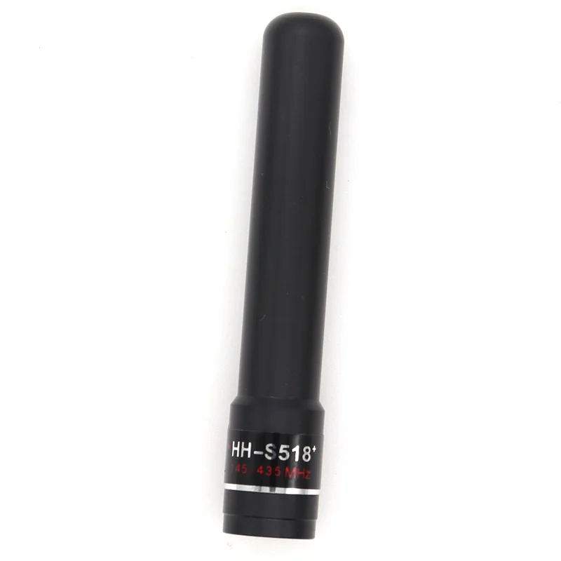 Baofeng High Gain HH-S518+ UV 145/435MHz Dual Band SMA-F/M Short Hand Antenna For Baofeng UV-5R Two Way Radio