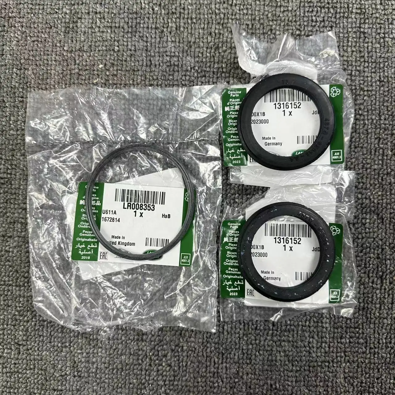 2.7 V6 3.0 24V DIESEL THROTTLE BODY GASKET SEALS FOR LAND ROVER LR3 RANGE ROVER SPORT VELAR ALL NEW DISCOVERY LR008353 1316152 intake manifold throttle body