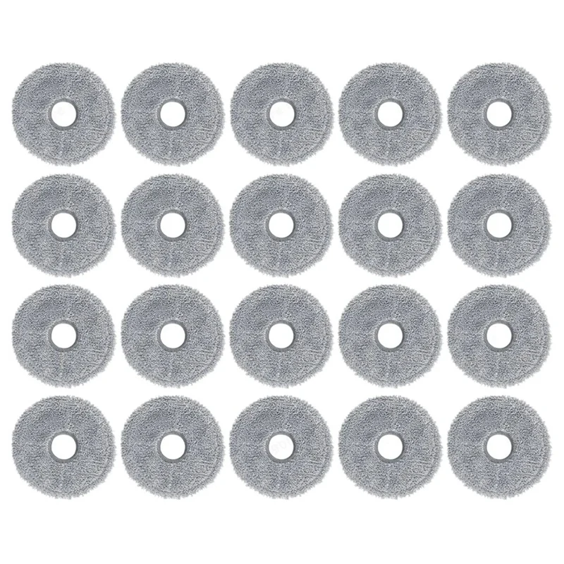 20Pcs for Dreame Bot L10 Prime / L10S Pro Robot Vacuum Cleaner Mop Cloth Rag Replacement Spare Parts