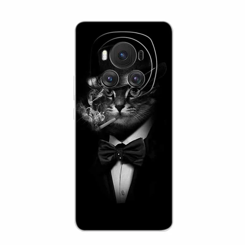 Fashionable Clear Animal Design Silicone Phone Case - Soft TPU Back Cover