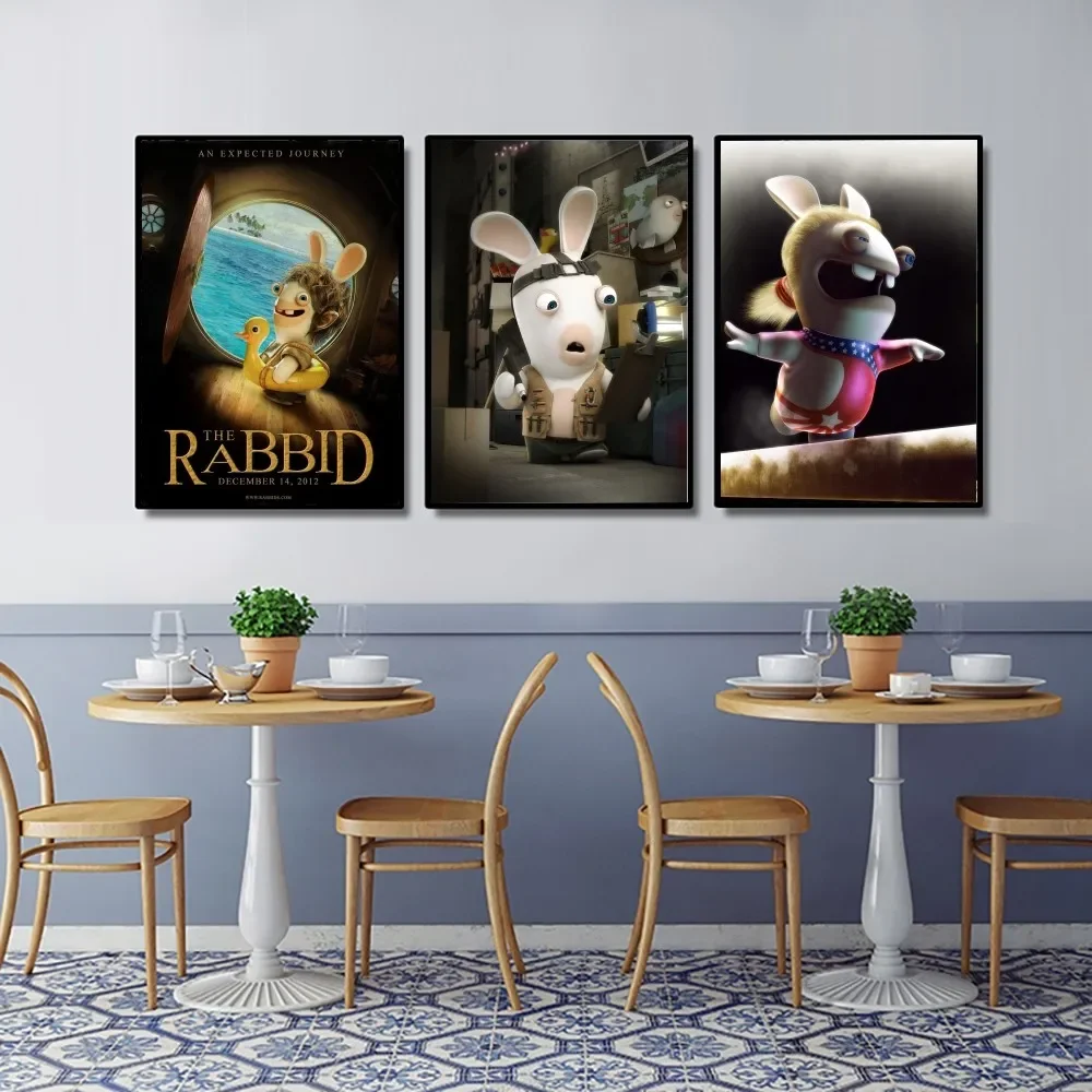 Gioco R-Raving Rabbends Poster Kraft Club Bar Paper Vintage Poster Wall Art Painting Bedroom Study Stickers