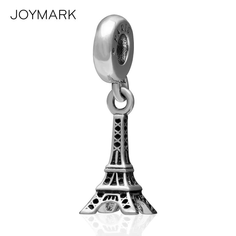 

Paris Eiffel Tower Pendant Sterling Silver Dangle Charms 925 Silver Beads For European Jewelry Making SAPB3173