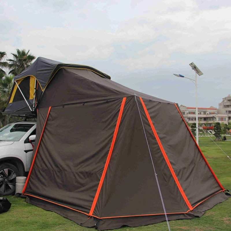 Suv Car Roof Annex Room Tent Outdoor Waterproof Camping Shower Tent Side Awning Tents Accessories