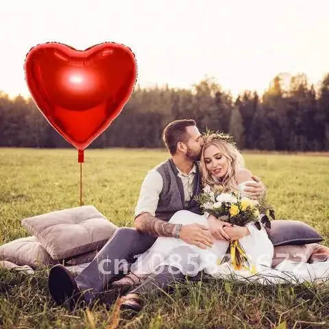 

36 inches Heart balloon heart shape air party balloons Valentines Day wedding love decorations marriage supplies Foil balloonsH