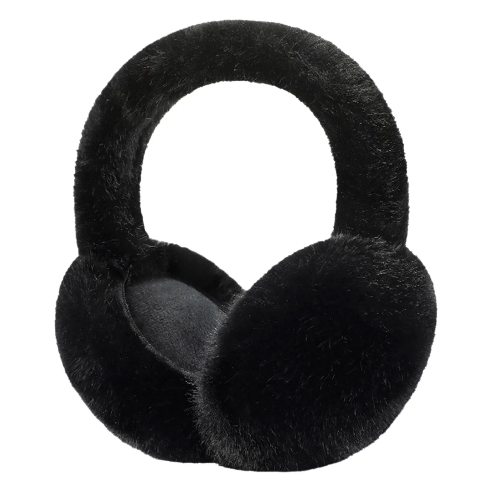 Warm earmuffs Fur earmuffs Soft Plush Foldable Ear Warmer Winter Warm Earmuffs Fashion Ear Cover Outdoor Cold Protection Solid Color