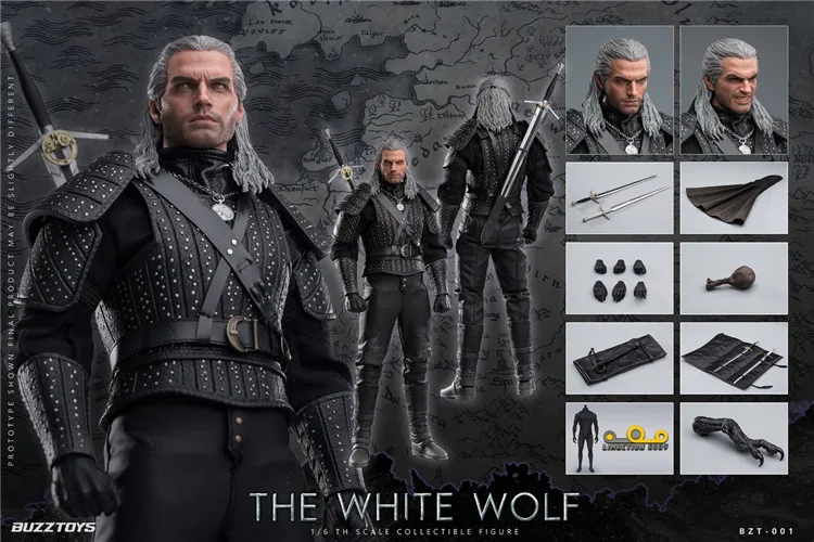 BUZZTOYS BUZ001 白狼 ウィッチャー 1/6 フィギュア ゲラルト BUZZTOYS 1/6 BUZ001 The White Wolf Geralt Henry Cavill 12
