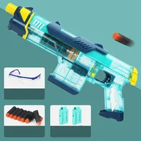 M1 Bread Machine Gun Toy Manual Launcher Soft Bullet Weapons Air Pneumatic Gun Shooting Model for Adults Boys Kid Birthday Gifts 2