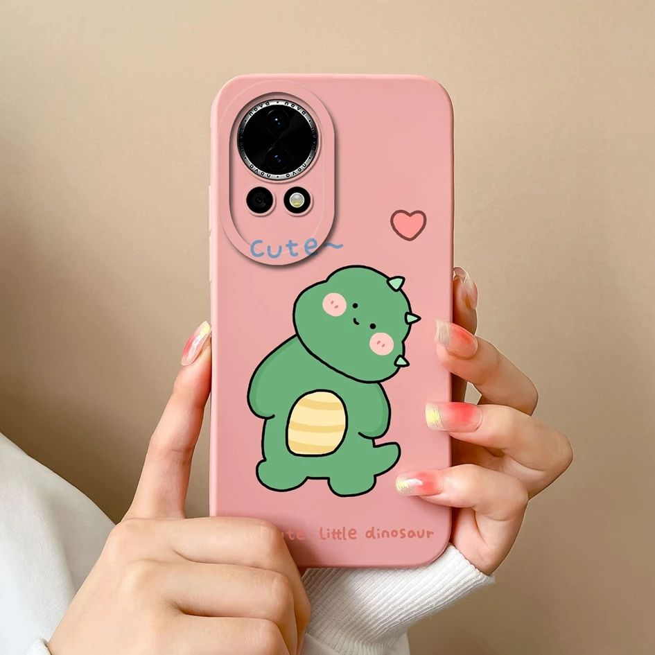 Bear Dinosaur Silicone Soft Shockproof Bumper Phone Case Cover