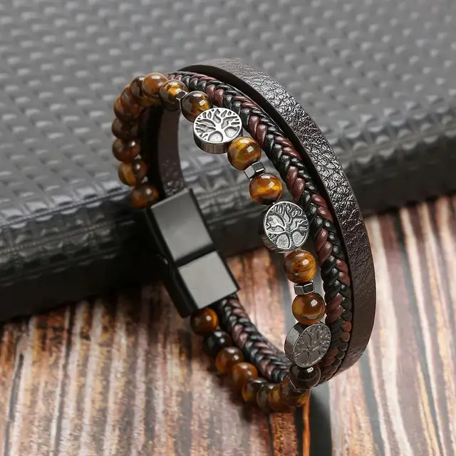 Flower Edge Bracelet Other Leathers - Men - Fashion Jewelry