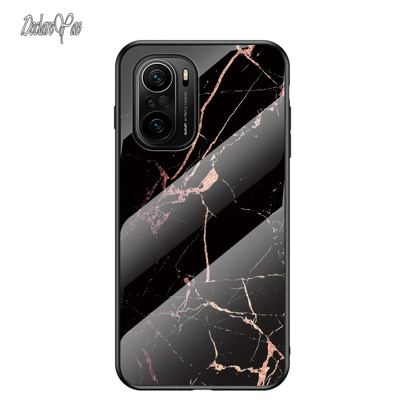 Poco X3 NFC X4 Pro Hülle DECLAREYAO Hartglasabdeckung für Xiaomi Poco F4 GT F3 F2 Pro M3 M4 Hülle Silikonrahmen Ultra Slim_voghion.com