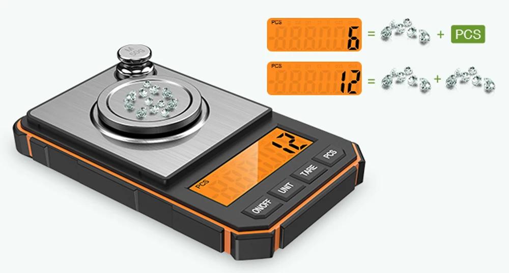 Digitale Präzisionswaage 0,001g Mit Kalibriergewicht Und Lcd-display_voghion.com