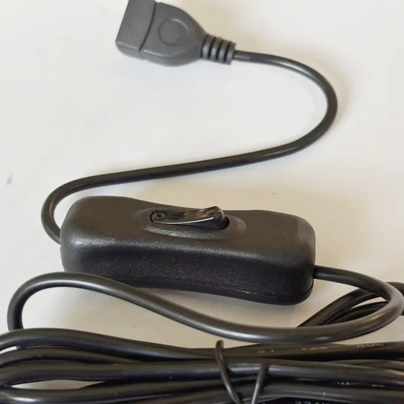 USB Extension Cable with On/Off Switch – 2M Male to Female Extender