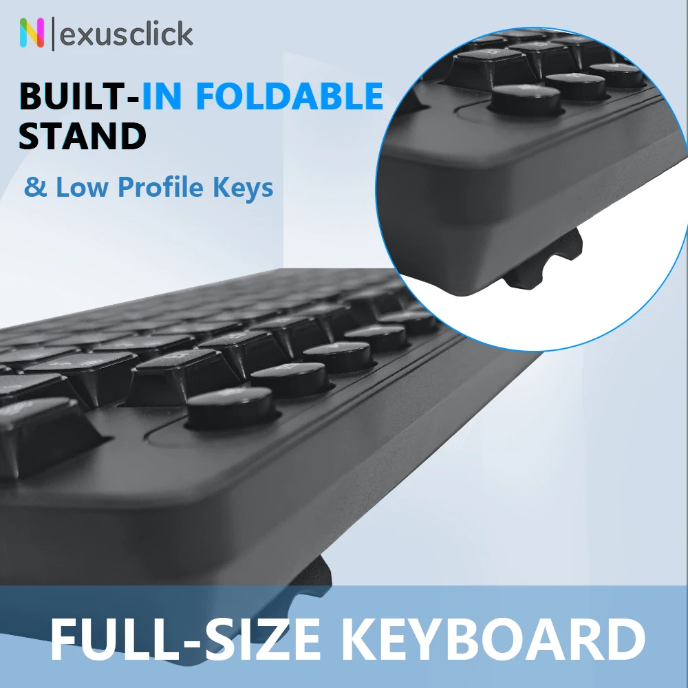 113-Tasten-USB-Tastatur mit Kabel und Maus-Kombination, weitestgehend kompatibel, ergonomisches Design, geeignet für Büro-, Heim-, Laptop- und Desktop-Computer_voghion.com