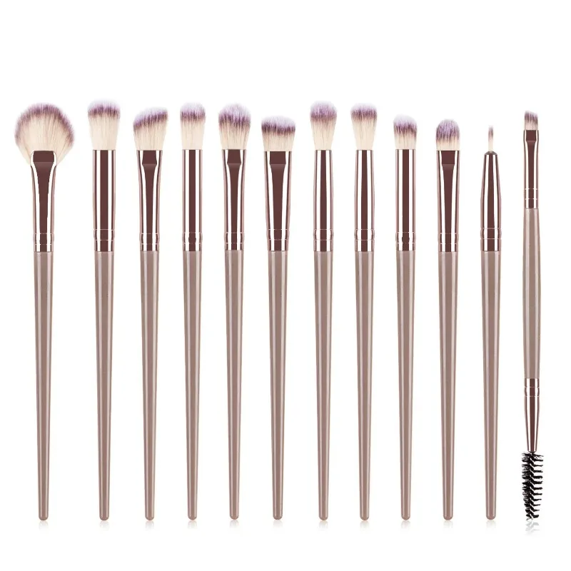 12Pcs Makeup Brush Set Eye Brush Makeup Small Fan-shaped Multifunctional Beauty Tool makeup brush set makeup brush makeup tool set makeup tool
