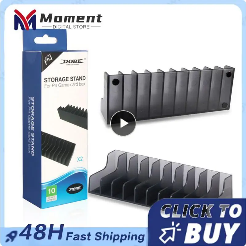 Ivyueenfor Switch Oled Console Game Card Box Storage Stand Holder Per Nindoswitch Lite Disk Card Holder Stand