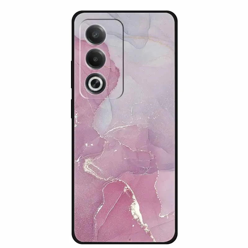 Marble Pattern Soft Silicone Phone Case - Fashionable TPU Back Protector Cover