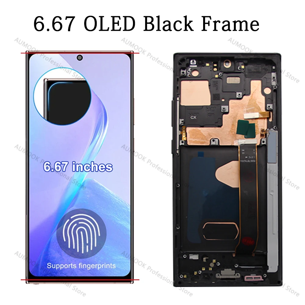 New OLED For Samsung Galaxy Note20 Ultra 5G LCD Display Touch